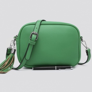 Camera Bag - Green (SILVER HARDWARE)